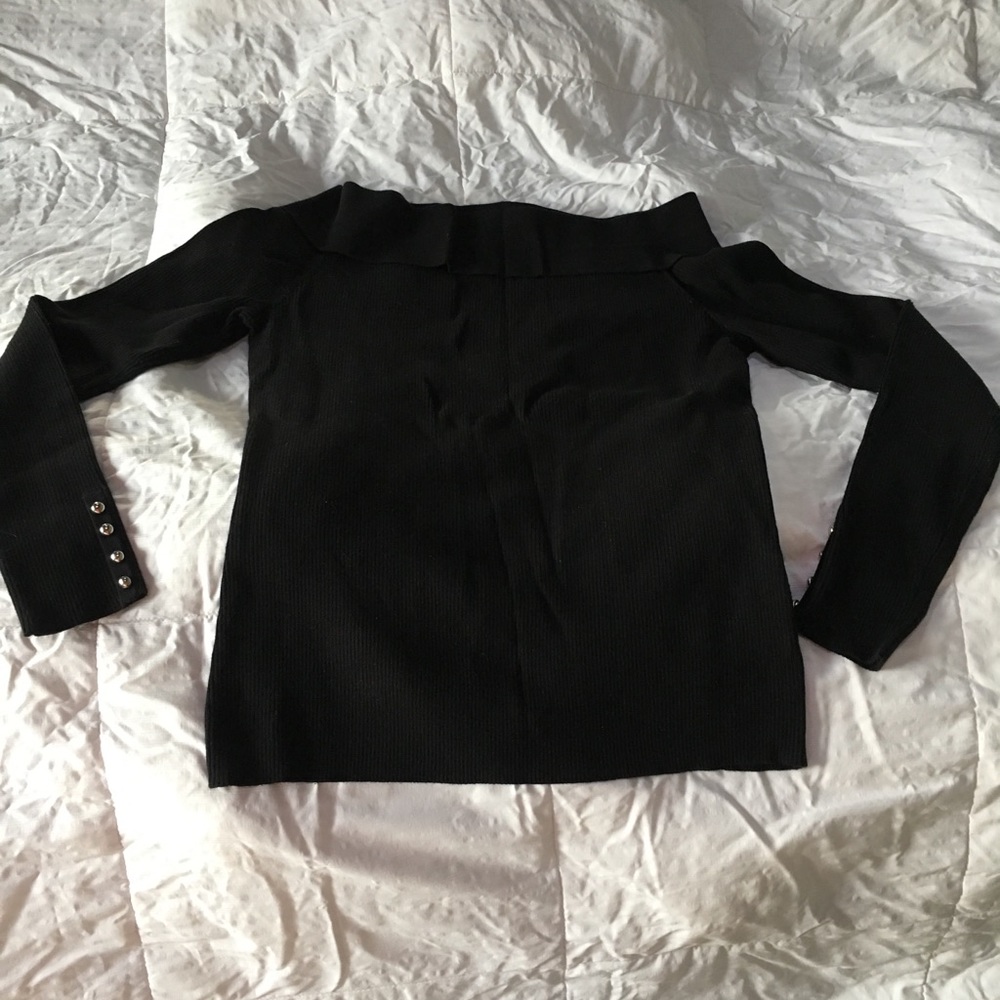 Off The Shoulder Sweater- Boston Proper View 2